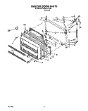 FREEZER DOOR Diagram and Parts List for ET22DKXYN00  Whirlpool Refrigerator