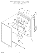 REFRIGERATOR DOOR Diagram and Parts List for ET19PKXEN01  Whirlpool Refrigerator