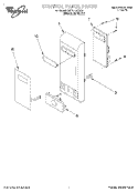 Part Location Diagram of 4393543 Whirlpool WINDOW