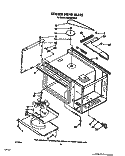 STIRRER DRIVE Diagram and Parts List for KEMI300VBL5  KitchenAid Microwave Oven Combo