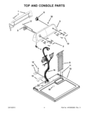 Part Location Diagram of W10857612 Whirlpool Dryer Timer