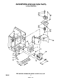 MAGNETRON AND AIRFLOW Diagram and Parts List for MW8700XS0  Whirlpool Microwave