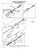 WIRING HARNESS (CONTINUED) Diagram and Parts List for KEES705SWB0  KitchenAid Microwave Oven Combo