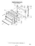 FREEZER DOOR Diagram and Parts List for ET18NKXSW05  Whirlpool Refrigerator