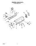 CONTROL PANEL Diagram and Parts List for KAWE842WAL2  Whirlpool Washer