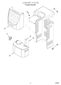 SECTION Diagram and Parts List for AD40LBK0  Whirlpool Dehumidifier