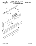 CONTROL PANEL, LITERATURE Diagram and Parts List for RB260PXBB0  Whirlpool Wall Oven