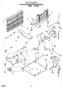 UNIT Diagram and Parts List for KTRP20KDWH03  KitchenAid Refrigerator