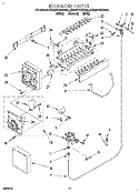 ICEMAKER, LIT/OPTIONAL Diagram and Parts List for 8ED22PWXDN00  Whirlpool Refrigerator