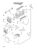 ICE MAKER Diagram and Parts List for TS22AFXKQ03  Estate Refrigerator