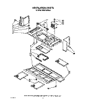 VENTILATION Diagram and Parts List for KHMC106WAL0  KitchenAid Microwave