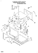 LOWER OVEN Diagram and Parts List for RB770PXBQ1  Whirlpool Wall Oven