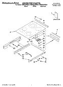 COOKTOP PARTS Diagram and Parts List for KESK901SSS01  KitchenAid Range