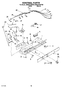 CONTROL, OPTIONAL Diagram and Parts List for 8ED0GTKXKT00  Whirlpool Refrigerator