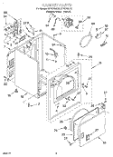 SECTION Diagram and Parts List for KEYS700JT0  KitchenAid Dryer