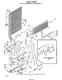 UNIT Diagram and Parts List for ET16JMXRWR0  Whirlpool Refrigerator