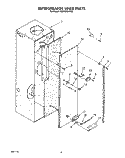 REFRIGERATOR LINER Diagram and Parts List for KSSS36DWX02  KitchenAid Refrigerator