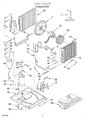 UNIT, LITERATURE Diagram and Parts List for RA183K0  Whirlpool Air Conditioner
