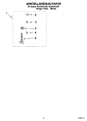 MISCELLANEOUS PARTS - OPTIONAL PARTS (NOT INCLUDED) Diagram and Parts List for 7MLSQ8543JT6  Whirlpool Washer