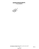 MISCELLANEOUS , LITERATURE AND OPTIONAL Diagram and Parts List for DU8300XX0  Whirlpool Dishwasher
