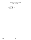 MISCELLANEOUS, LIT/OPTIONAL Diagram and Parts List for DP920PFGQ2  Whirlpool Dishwasher