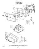 SECTION Diagram and Parts List for SB100PSK1  Whirlpool Wall Oven