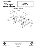 Part Location Diagram of 303013 Whirlpool Console Assembly