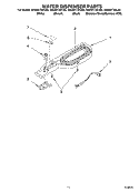 WATER DISPENSER PARTS, OPTIONAL PARTS Diagram and Parts List for GR2SHTXKL03  Whirlpool Refrigerator