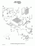 UNIT PARTS Diagram and Parts List for WSF26D4EXS03  Whirlpool Refrigerator