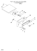 SECTION Diagram and Parts List for BYCCD3921W0  Whirlpool Dryer