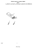 WIRE HARNESS Diagram and Parts List for B4457B0  Roper Range
