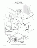 UNIT PARTS Diagram and Parts List for KUIS18PNTW4  KitchenAid Ice Maker