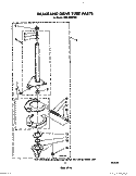 BRAKE AND DRIVE TUBE Diagram and Parts List for TAWL680WW0  Estate Washer