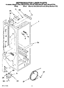 REFRIGERATOR LINER PARTS Diagram and Parts List for KSRL25FTST00  KitchenAid Refrigerator