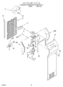 AIR FLOW, LIT/OPTIONAL Diagram and Parts List for KSCS27QFWH01  KitchenAid Refrigerator