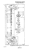 GEARCASE Diagram and Parts List for LA9200XWW0  Whirlpool Washer