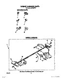 WIRING HARNESS Diagram and Parts List for LA5600XTG1  Whirlpool Washer