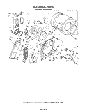 SECTION Diagram and Parts List for LE5605XPW0  Whirlpool Dryer