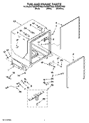 Part Location Diagram of W10082769 Whirlpool Bi-Metal Wax Motor