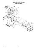 ICE CONTAINER Diagram and Parts List for KSSS36DAW01  KitchenAid Refrigerator