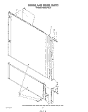 DOOR AND PANEL Diagram and Parts List for KUDC210S3  KitchenAid Dishwasher