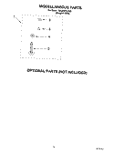 MISCELLANEOUS, OPTIONAL Diagram and Parts List for 7MLSR6232JQ0  Whirlpool Washer
