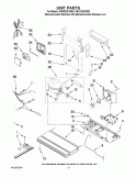 UNIT PARTS Diagram and Parts List for KBLS22EVMS2  KitchenAid Refrigerator