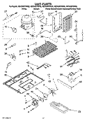 UNIT PARTS Diagram and Parts List for KSCS23FTMS02  KitchenAid Refrigerator