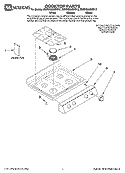 COOKTOP PARTS Diagram and Parts List for MGRH865QDB12  Maytag Range