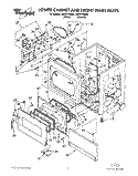 SECTION Diagram and Parts List for CSP2770AN0  Whirlpool Dryer
