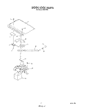 DOOR LOCK Diagram and Parts List for F9157^1  Whirlpool Range
