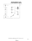MISCELLANEOUS , LITERATURE AND OPTIONAL Diagram and Parts List for LT5000XMW1  Whirlpool Washer Dryer Combo