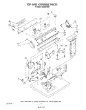 Part Location Diagram of LIT697398 Whirlpool GUIDE, DRYER
