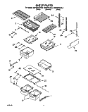 SHELF, OPTIONAL Diagram and Parts List for KBRS22KGBL2  KitchenAid Refrigerator